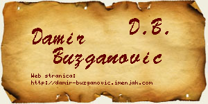 Damir Buzganović vizit kartica